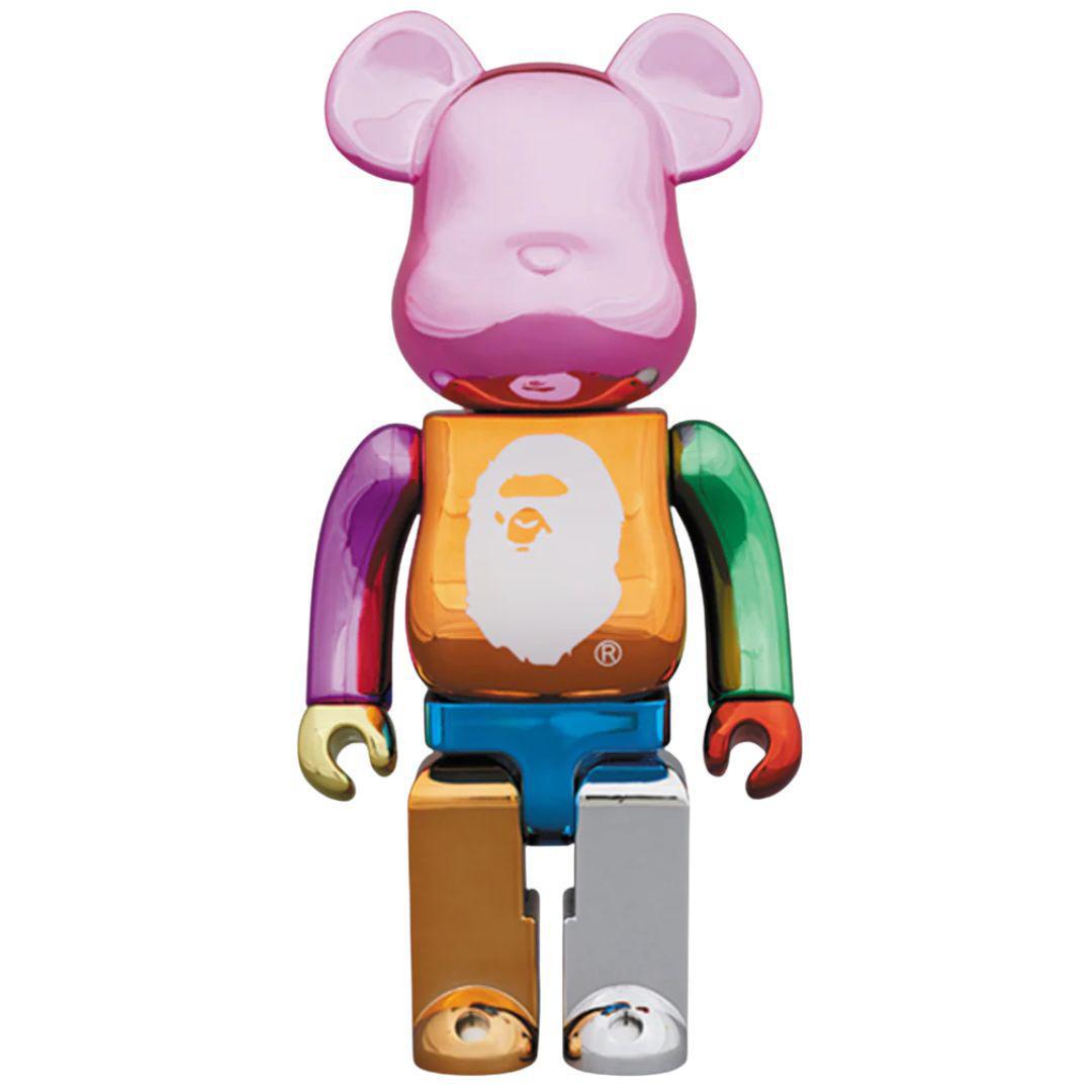 BEARBRICK X BAPE MULTI COLOR FOIL XXV 400%
