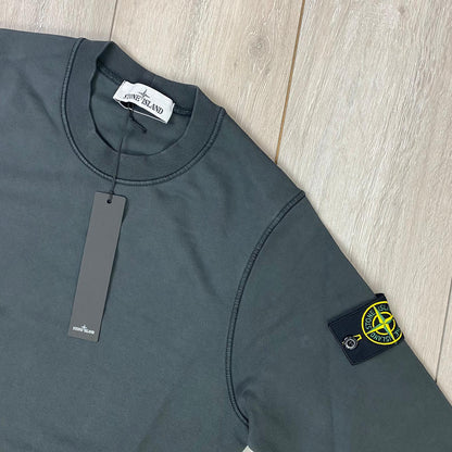 Stone Island Dyed Sweatshirt - Charcoal Castmark