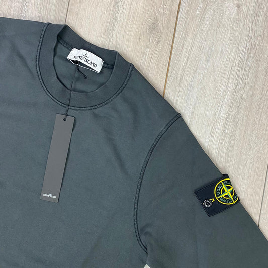 Stone Island Dyed Sweatshirt - Charcoal Castmark