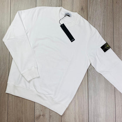 Stone Island Dyed Sweatshirt - White Castmark