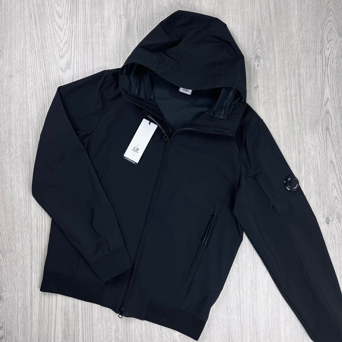 CP Company Shell Jacket - Black Castmark