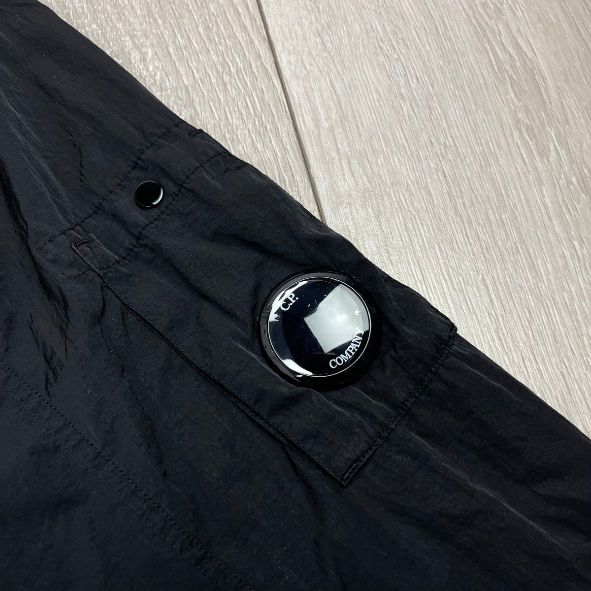 CP Company Chrome Overshirt - Black Castmark