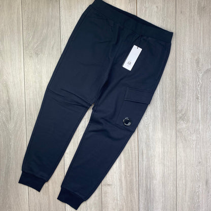 CP Company Raised Fleece Tracksuit - Navy Castmark