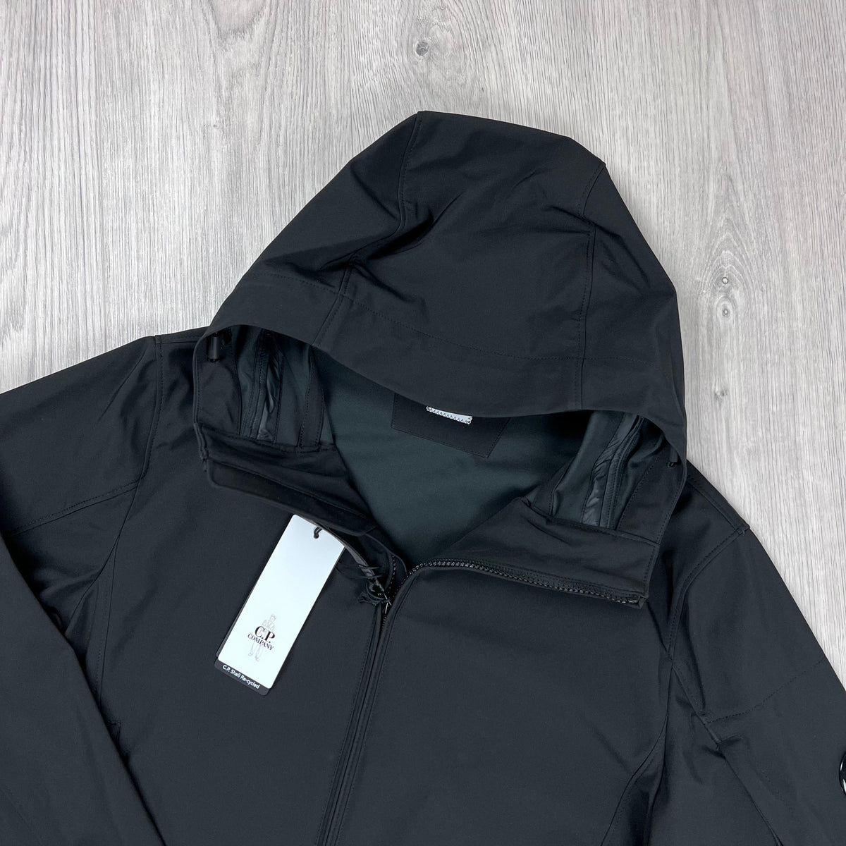 CP Company Shell Jacket - Black Castmark