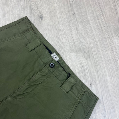 CP Company Cargo Shorts - Bronze Green Castmark