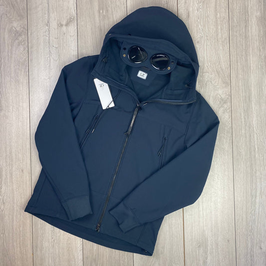 CP Company Shell Goggle Jacket - Navy Castmark
