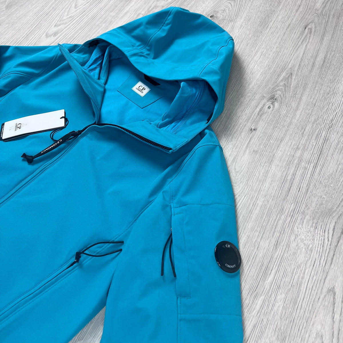 CP Company Shell Jacket - Tile Blue Castmark