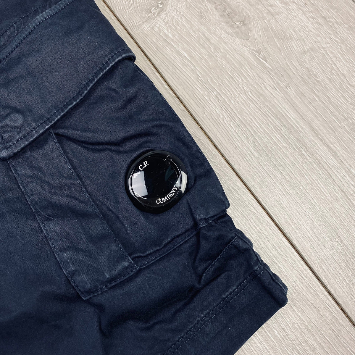 CP Company Cargo Shorts - Navy Castmark