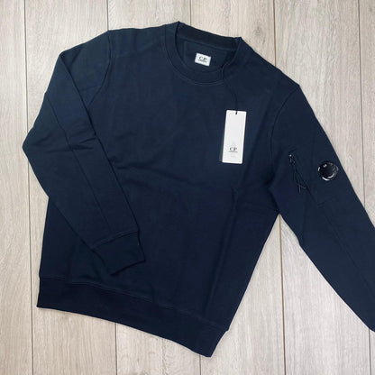 CP Company Raised Fleece Tracksuit - Navy Castmark
