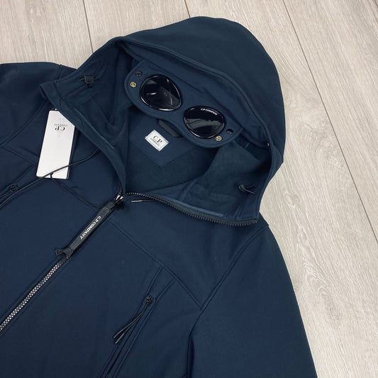 CP Company Shell Goggle Jacket - Navy Castmark