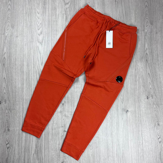 CP Company Raised Fleece Sweatpants - Pumpkin Castmark