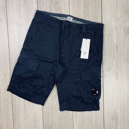 CP Company Cargo Shorts - Navy Castmark
