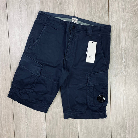 CP Company Cargo Shorts - Navy Castmark