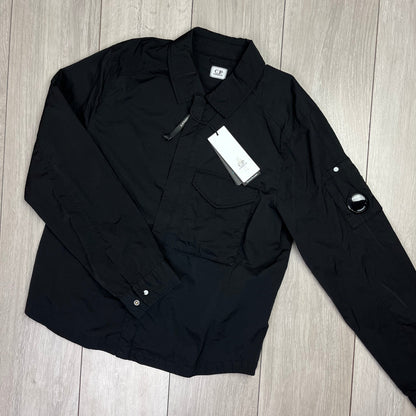 CP Company Chrome Overshirt - Black Castmark