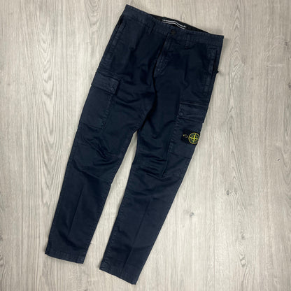 Stone Island Cargo Trousers - Navy Castmark