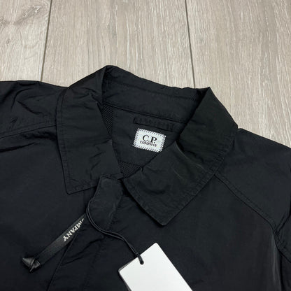 CP Company Chrome Overshirt - Black Castmark