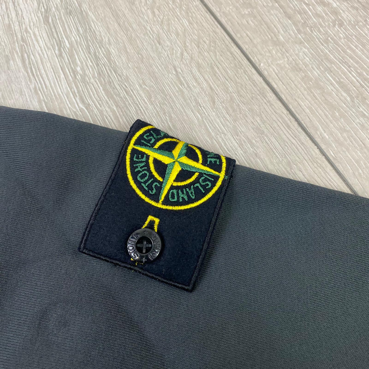 Stone Island Dyed Sweatshirt - Charcoal Castmark