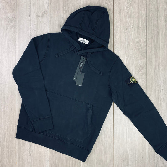 Stone Island Dyed Hoodie - Navy Castmark