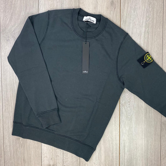 Stone Island Dyed Sweatshirt - Charcoal Castmark