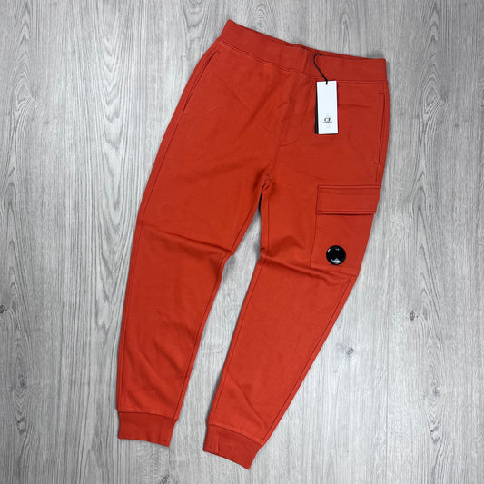 CP Company Raised Fleece Sweatpants - Pumpkin Castmark