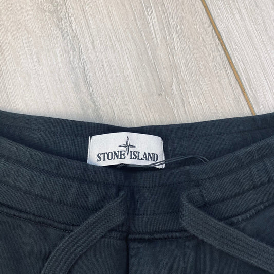 Stone Island Jersey Shorts - Black Castmark