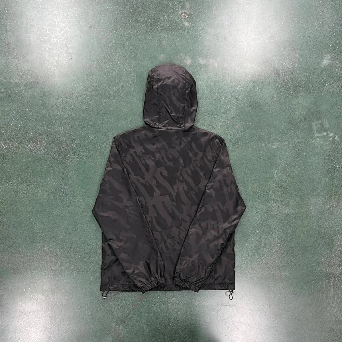 Trapstar Irongate T Jacquard Windbreaker - Black/Blue