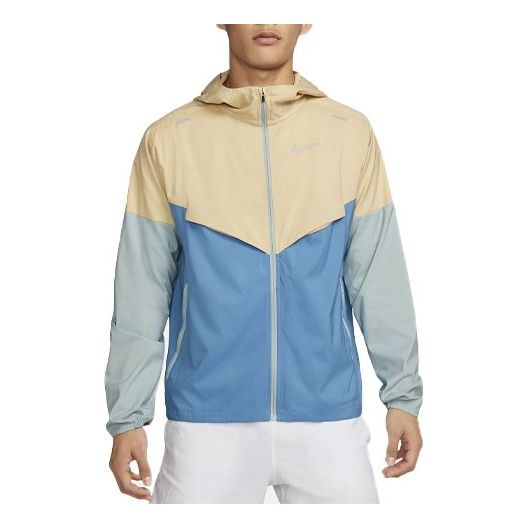 Nike Colorblock Splicing Casual Jacket Brown CZ9071-252