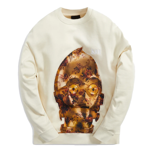 KITH x STAR WARS C-3po Crewneck 'Waffle' KHM030219-102