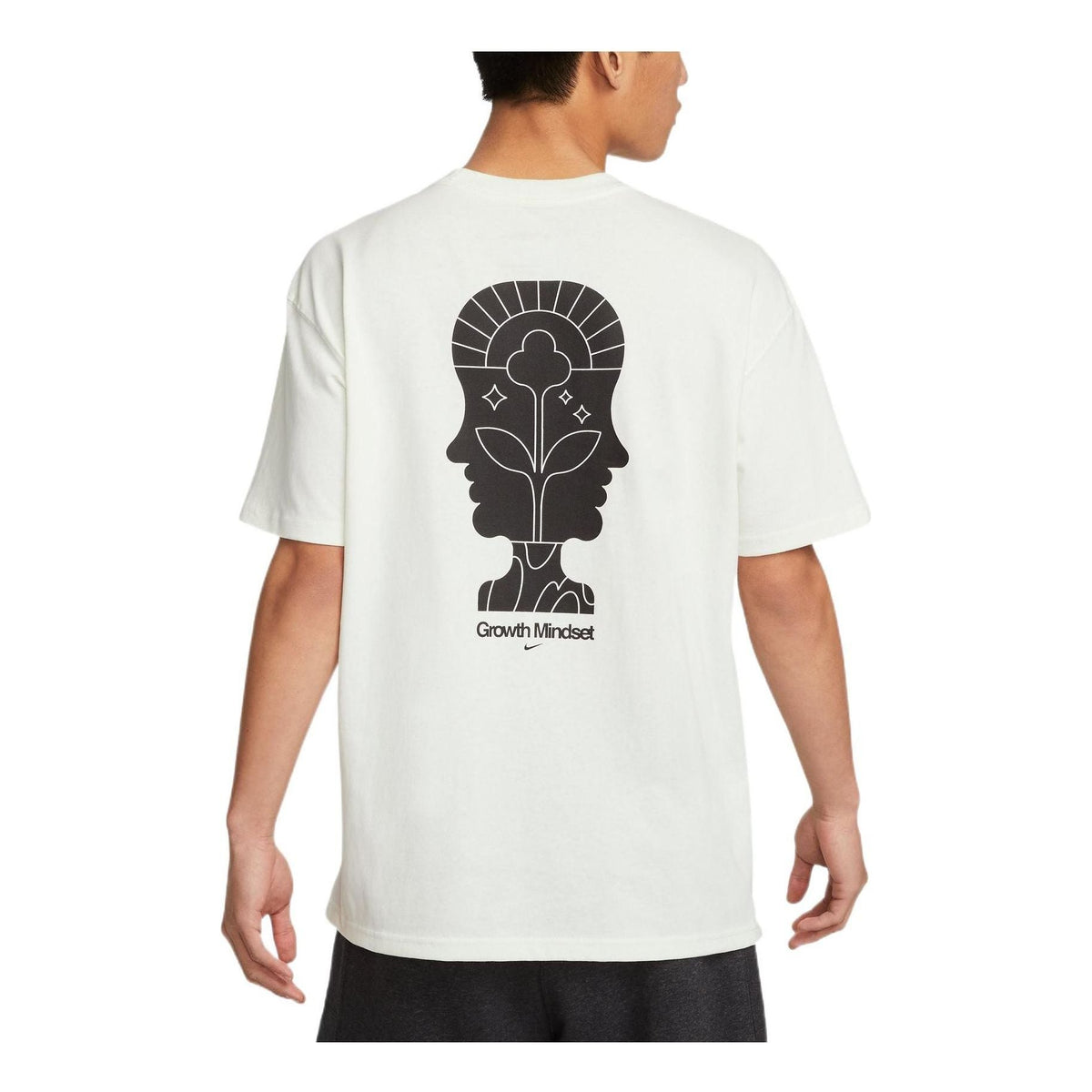 Nike Back Avatar Printing Loose Casual Short Sleeve White DQ1005-133