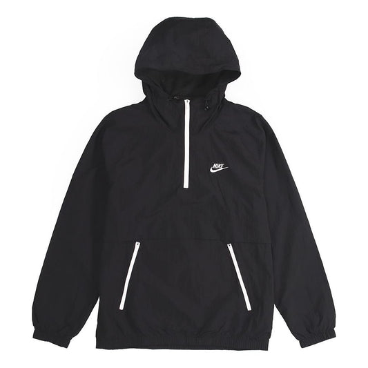 Nike As Sportswear Ce JKT Jacket Hd Wvn Anrk 'Black White' AR2213-010