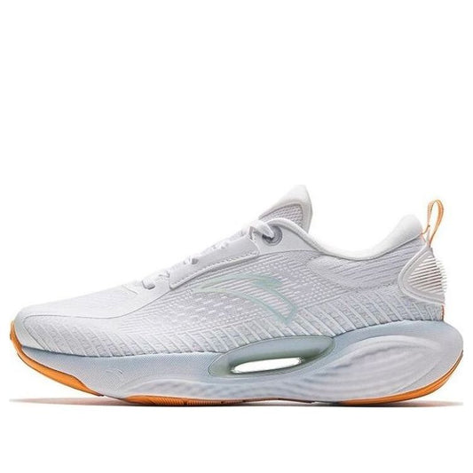 (WMNS) ANTA Running Series Sneakers 'White Blue Orange' 122335556-4