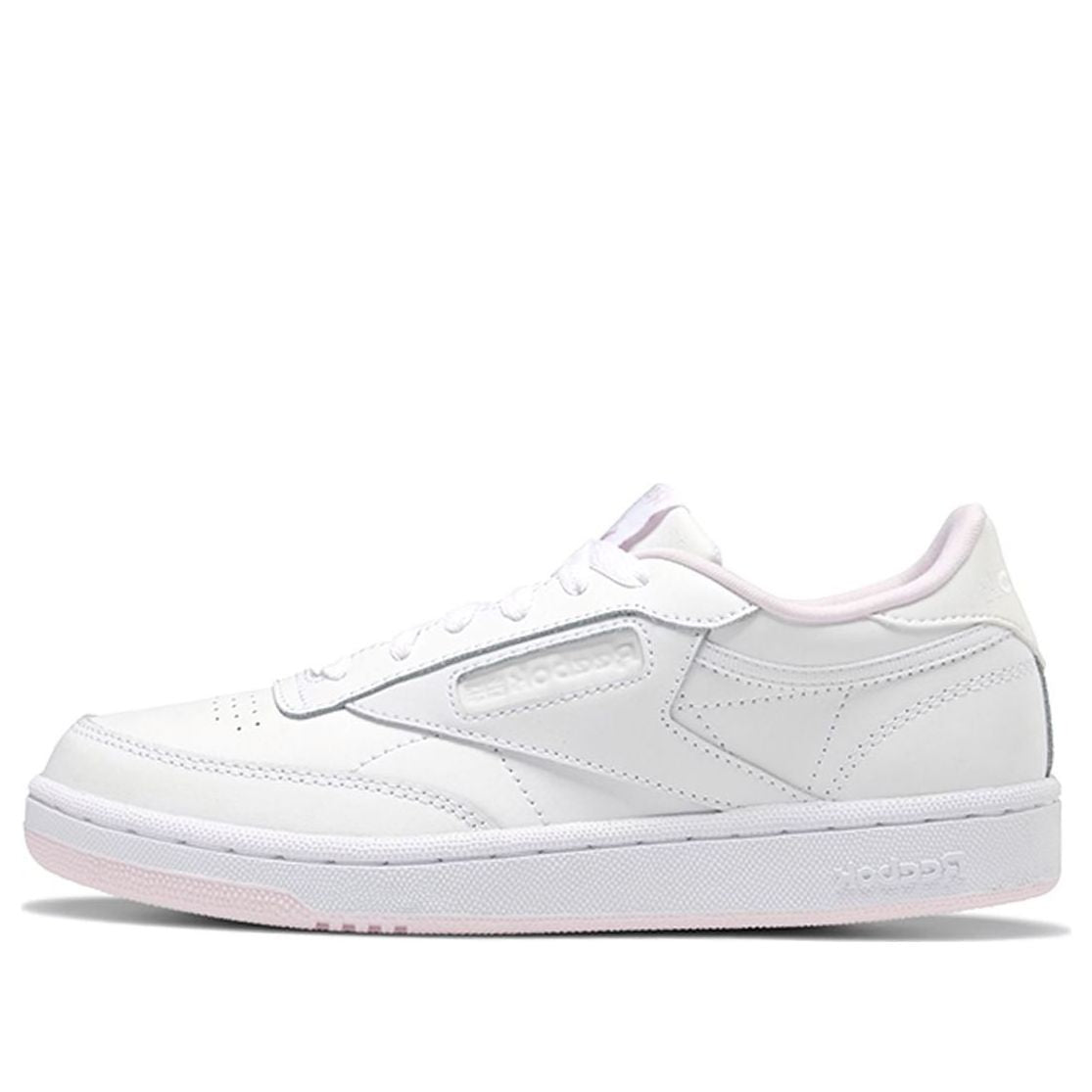 Kids Reebok Club C Skate shoes 'White Pink' EF3216