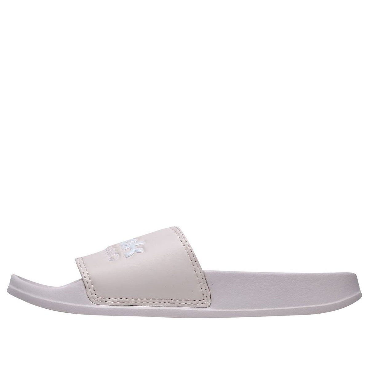 Reebok Classic Slide Soft Sole Cozy Flat Heel Sports Slippers Pink Red CN4086