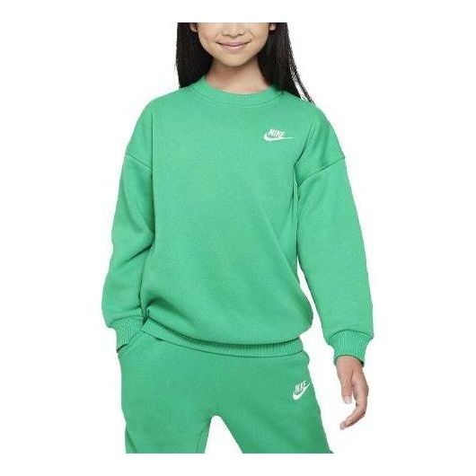 (GS) Nike Sportswear Club Fleece Oversized Sweatshirt 'Green' FD2923-324