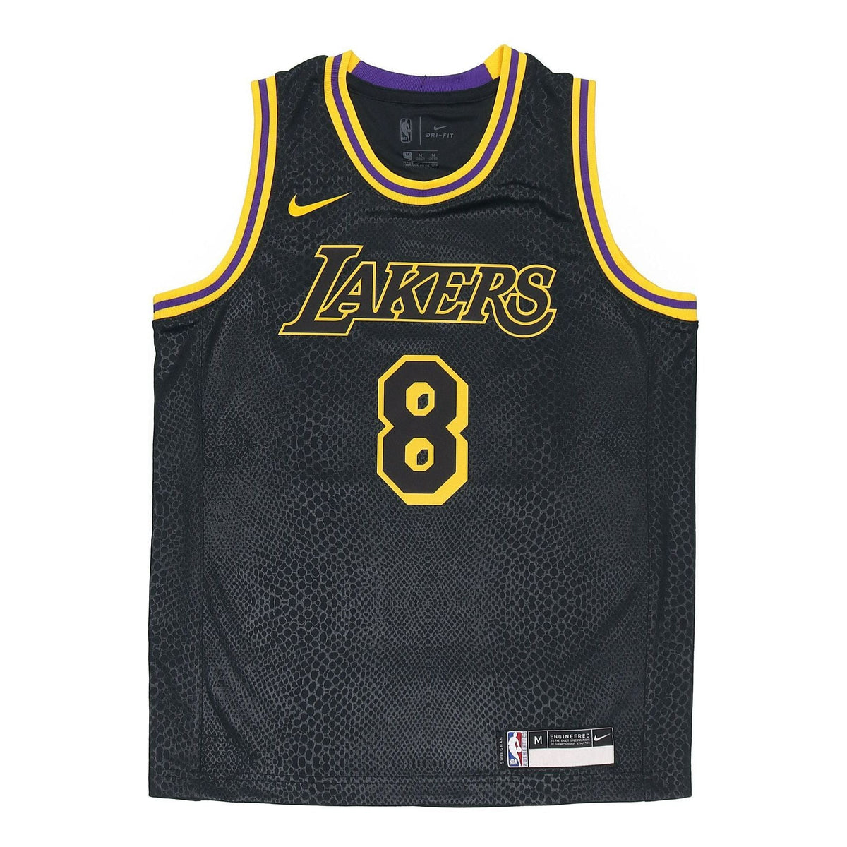(GS) Nike Older Kids' Los Angeles Lakers City Edition 8&24 Mamba Week Black DM1576-010