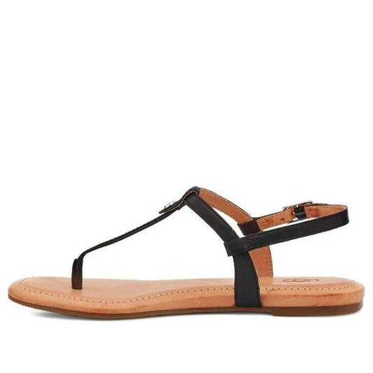 (WMNS) UGG Madeena Sandals Black Brown 1119759-BLLE