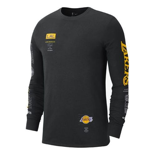 Nike NBA Courtside Los Angeles Lakers Long Sleeves Black CK8103-010