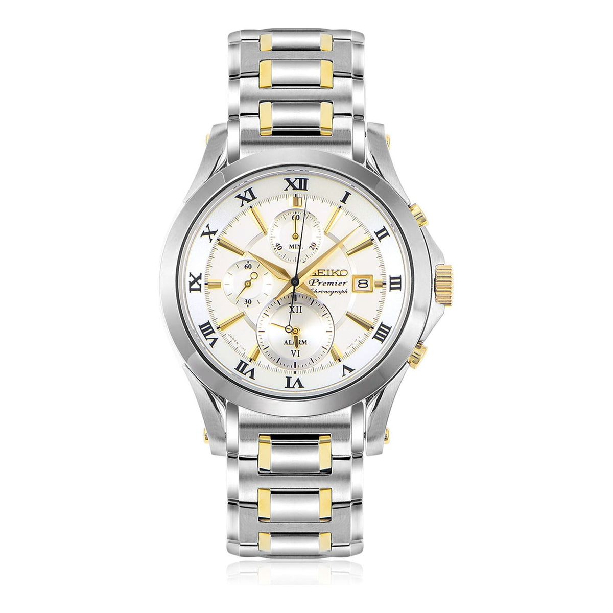 Men's SEIKO Three Eyes Business Casual Quartz Watch SNAD28J1