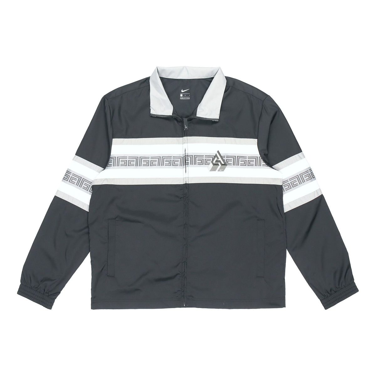 Nike Giannis Alphabet Zipper Long Sleeves Jacket 'Black' CK6246-010