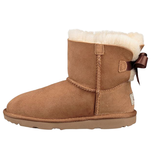 UGG Mini Bailey Bow II (Big Kids) Chestnut 1017397K-CHE