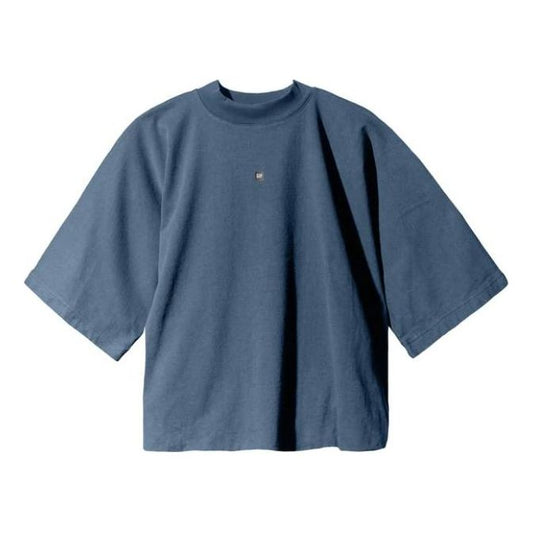 YEEZY Gap Logo No Seam T-Shirt 'Dark Blue' YEEZY-SS22-752