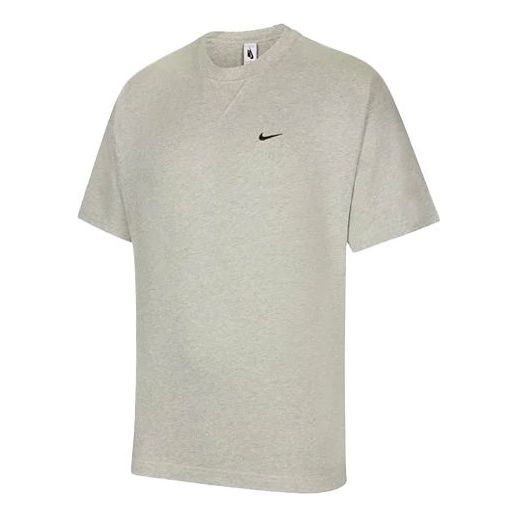 Nike x Kim Jones Crossover Air Logo Alphabet Round Neck Short Sleeve Gray T-Shirt DC9987-050