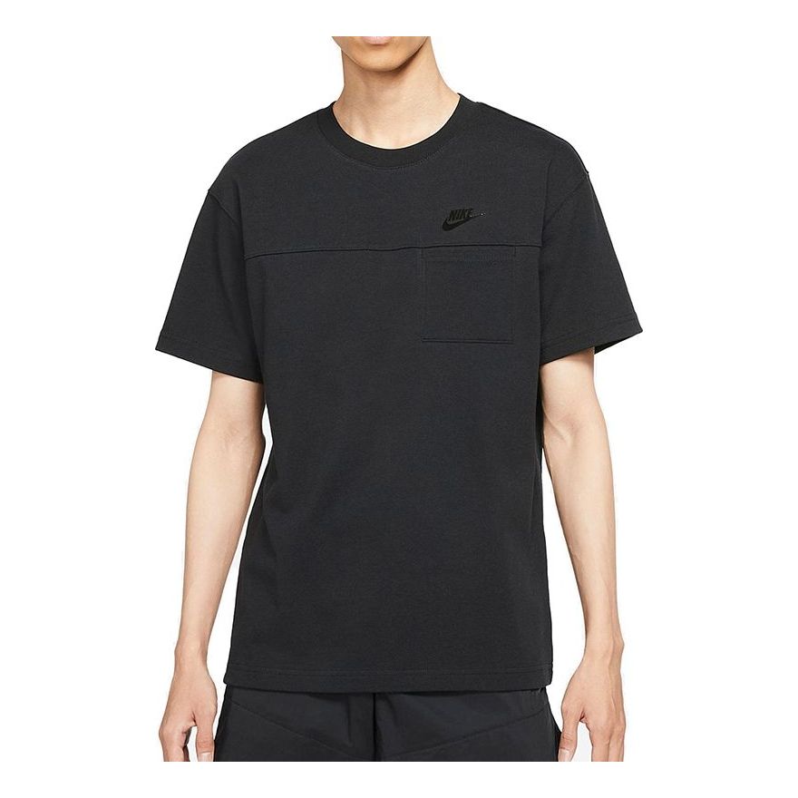 Men's Nike Sports Round Neck Breathable Casual Short Sleeve Black T-Shirt DD4743-010