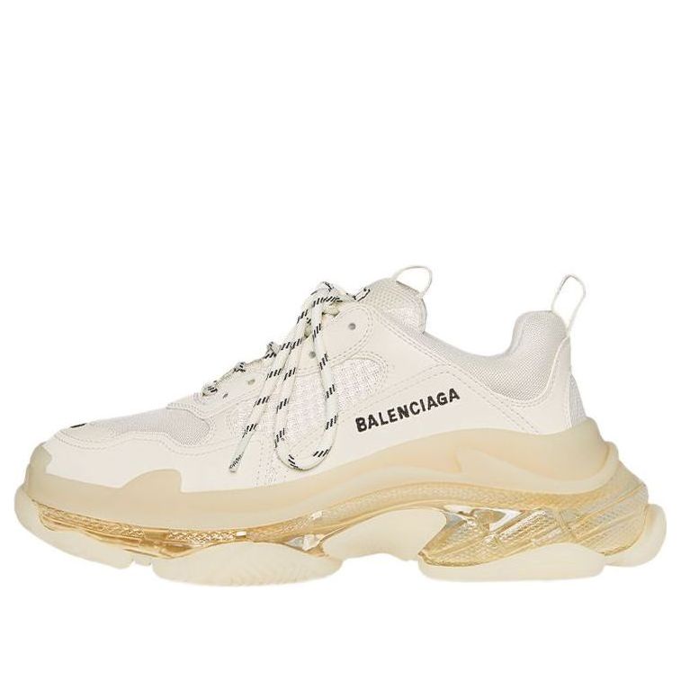 (WMNS) Balenciaga Triple S Sneaker 'Clear Sole - Eggshell' 544351W2GA19100