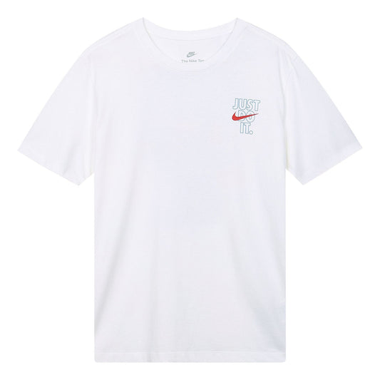 Men's Nike As Nsw Gaokao Ss Tee Athleisure Casual Sports Alphabet Round Neck Short Sleeve White T-Shirt DX0322-100