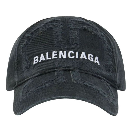 (WMNS) Balenciaga Laser Destroyed BB Cap 'Black White' 719282410B21077