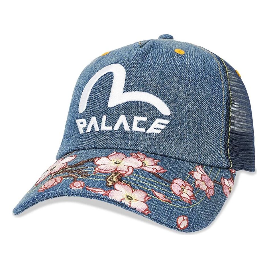 Palace X Evisu Denim Cap 'Blue' P24EVH001