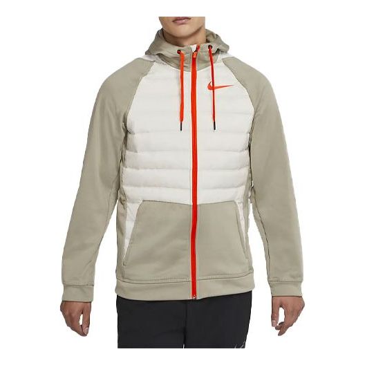 Nike Stay Warm Colorblock Sports Training Hooded Padded Jacket BV6299-342