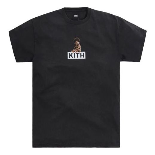 KITH For The Notorious B.I.G Ready To Die Classic Logo Vintage Tee 'Black' KH030055-100