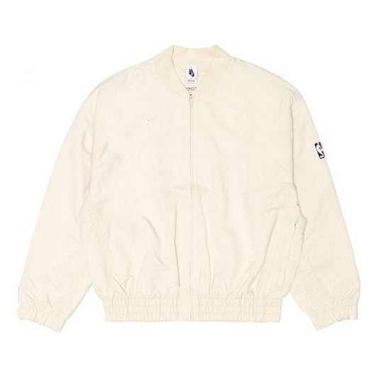 Nike x Fear of God Crossover Solid Color Basketball Sports Jacket Beige Creamy CU4694-271